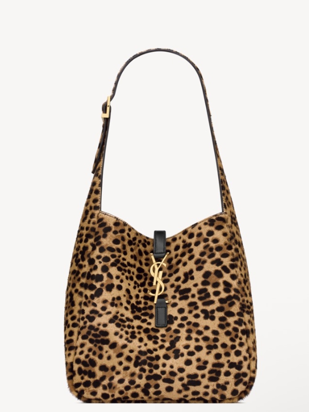 Saint Laurent LE 5 À 7 SUPPLE SMALL IN PONY HAIR LEATHER